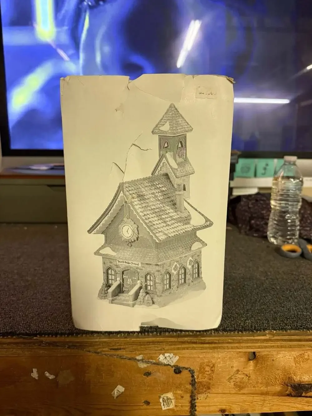 Department 56 North Pole Series North Pole Chapel 1993 Lighted Building